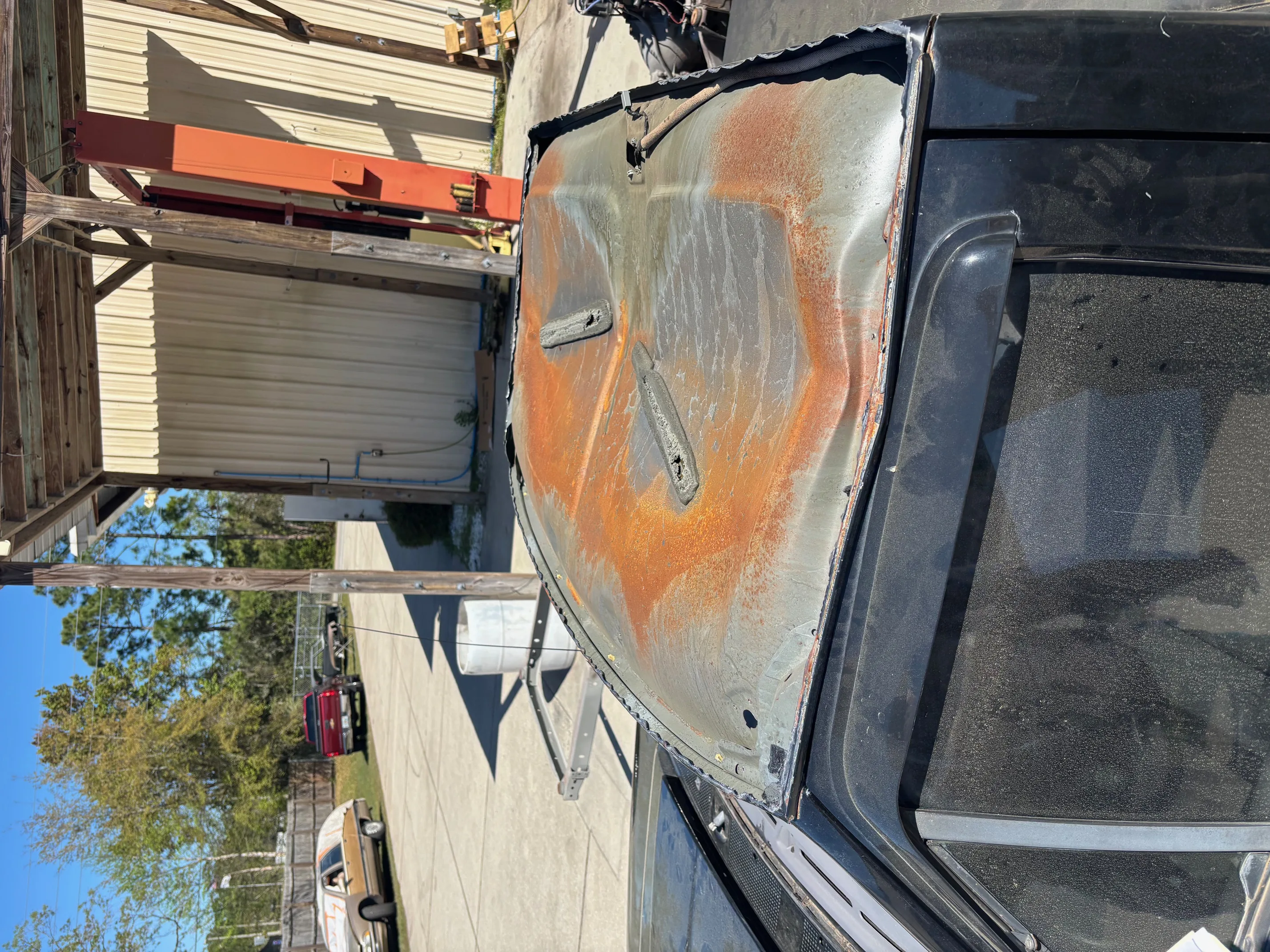 1994 Ford F150 Lightning before hurricane damage repair